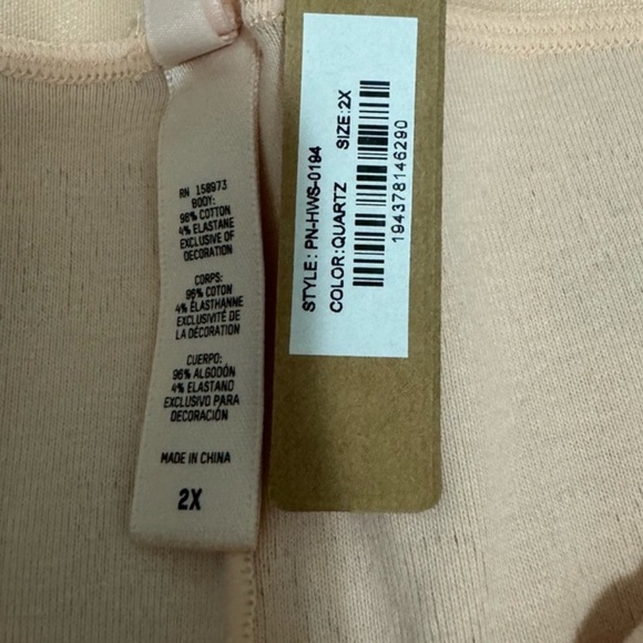 Bundle of Skims 2X sleep shorts boxer NWT bone white quartz pink logo - Picture 10 of 11